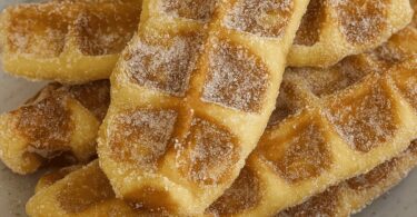 Recette du Churrofle (mi-churros mi-gaufre)