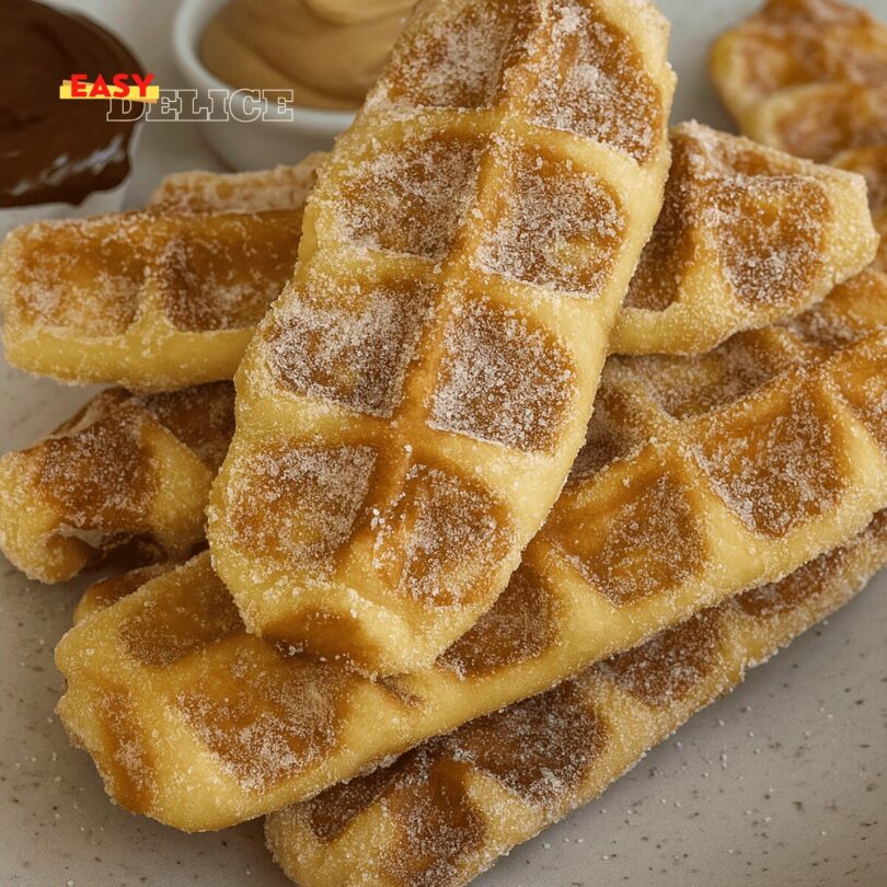 Recette du Churrofle (mi-churros mi-gaufre)
