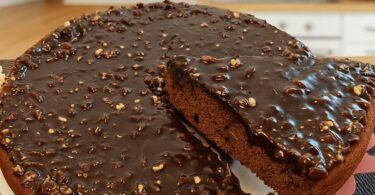 Gâteau au chocolat maison au yaourt