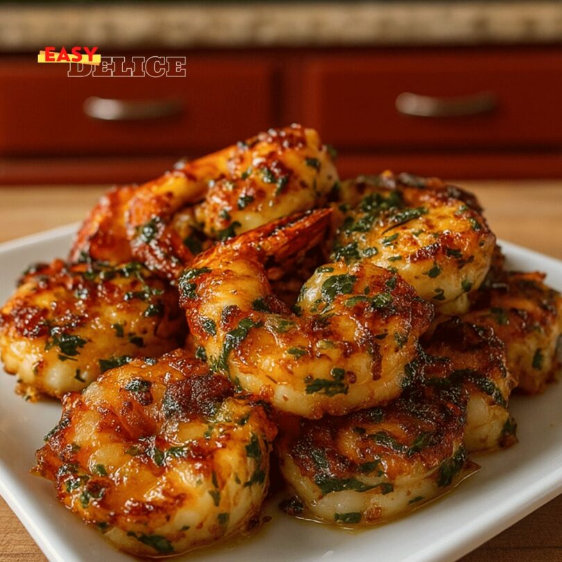 Crevettes Rôties à l’Ail et au Parmesan