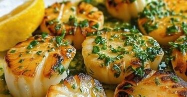 Coquilles Saint-Jacques au Beurre d'Ail et Persil
