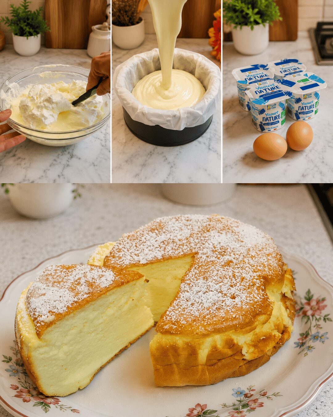 Gâteau facile et rapide au yaourt