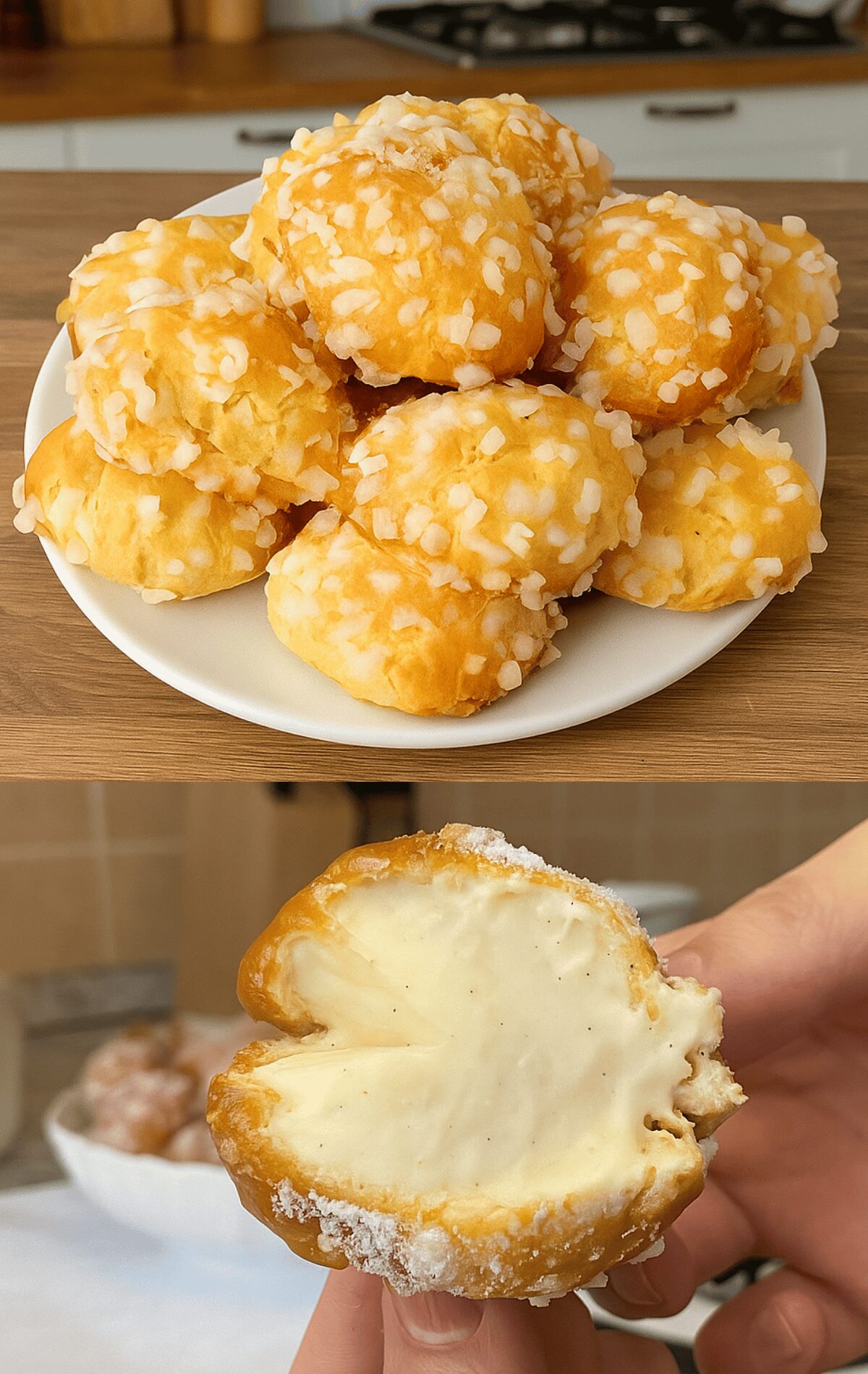 Choux à la Crème Pâtissière Vanille