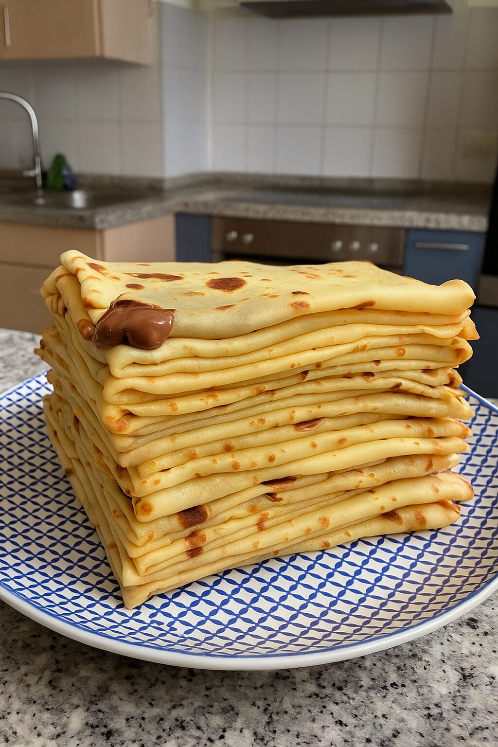 crêpes sans temps de repos.