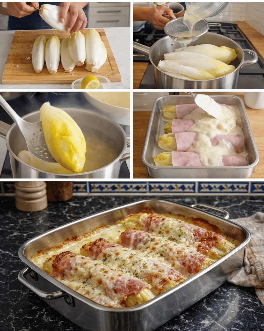 Gratin d’Endives au Jambon 