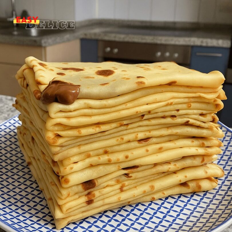 crêpes sans temps de repos.