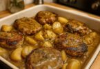 Côtelettes de Porc aux Pommes de Terre et Sauce Onctueuse