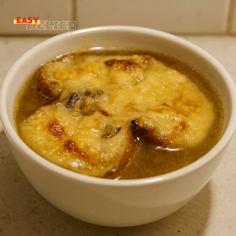 Soupe à l’oignon gratinée