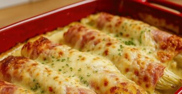 Endives au Jambon et Béchamel Gratinées