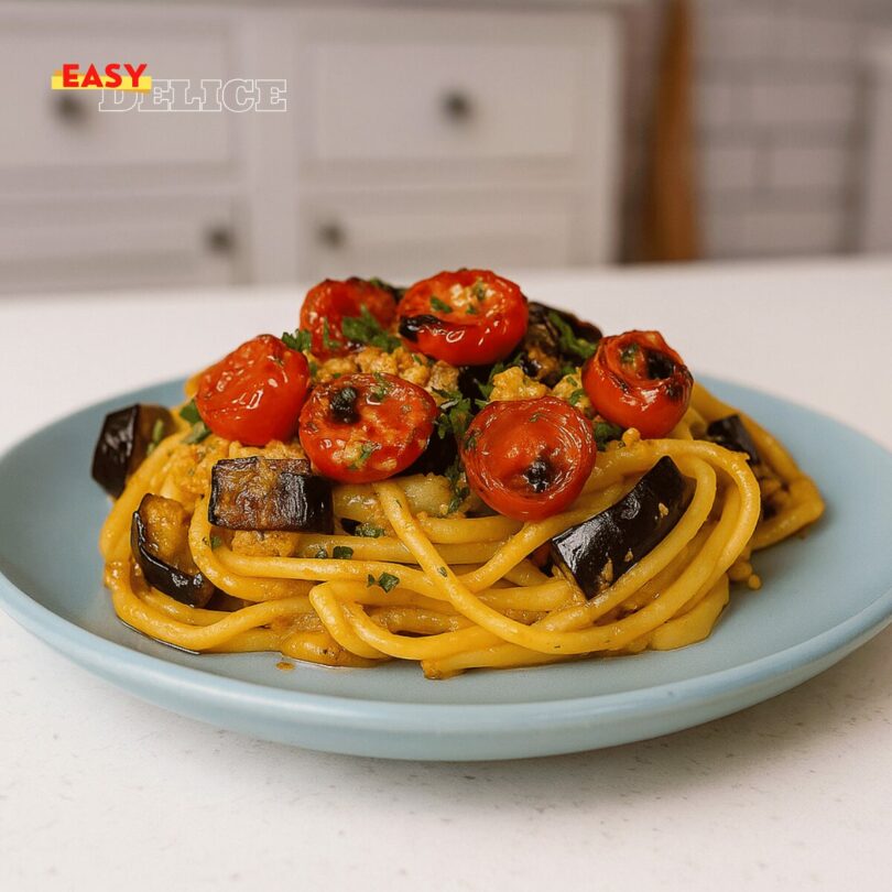 Pâtes aux Aubergines : La Recette Italienne Simple et Savoureuse