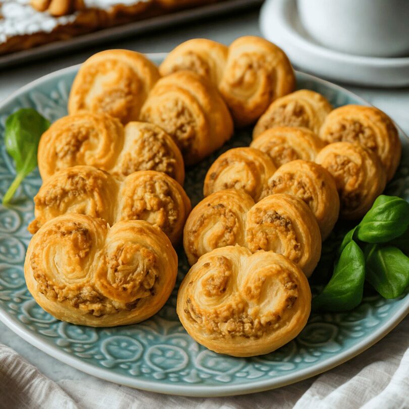 Palmiers à la tapenade et au fromage