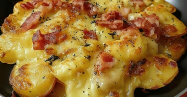 Poêlée de Pommes de Terre et Lard Fumé
