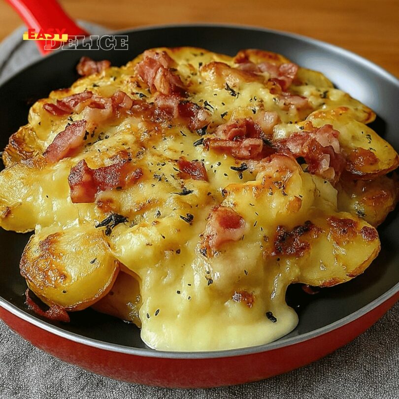 Poêlée de Pommes de Terre et Lard Fumé