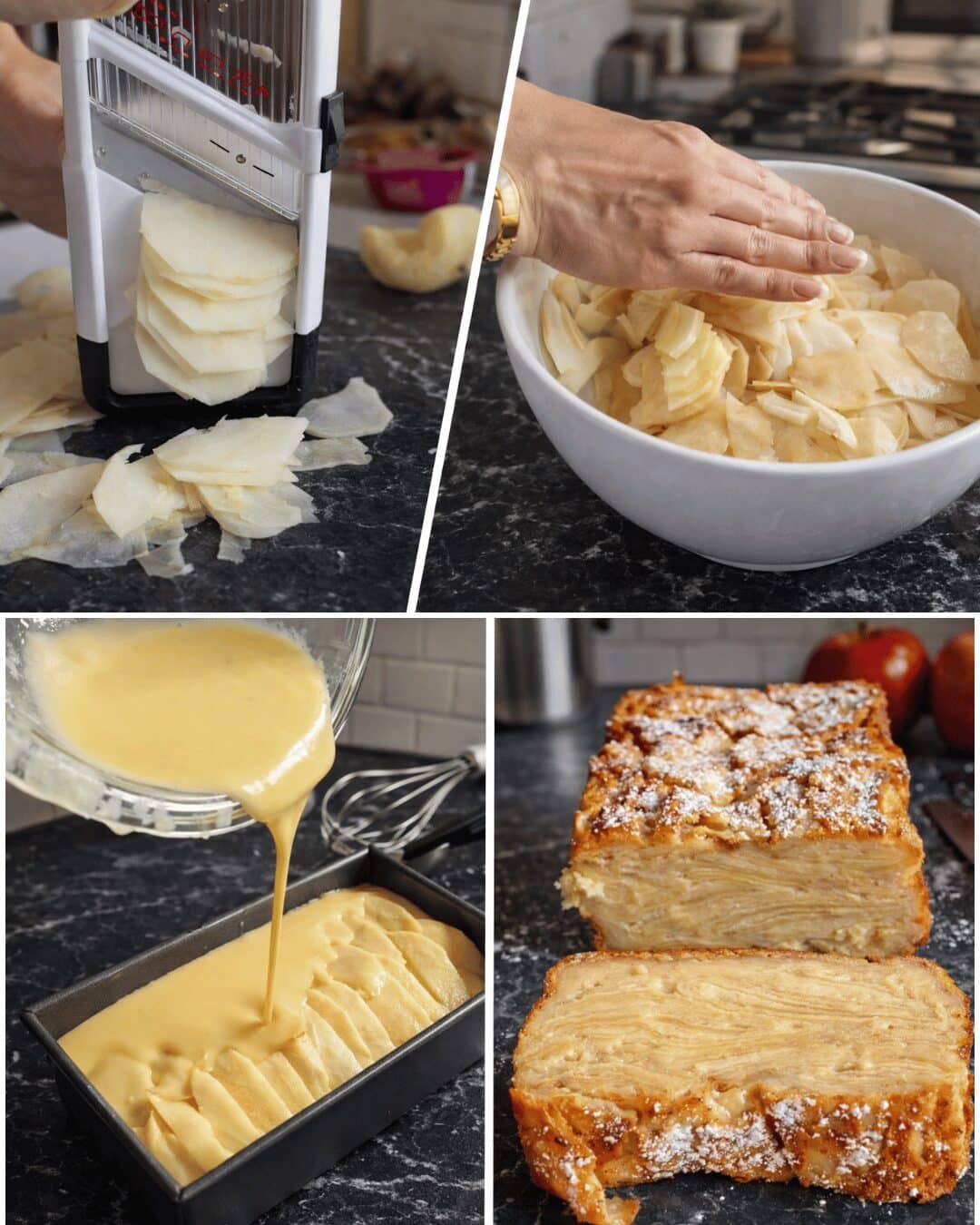 Neviditelný jablečný koláč