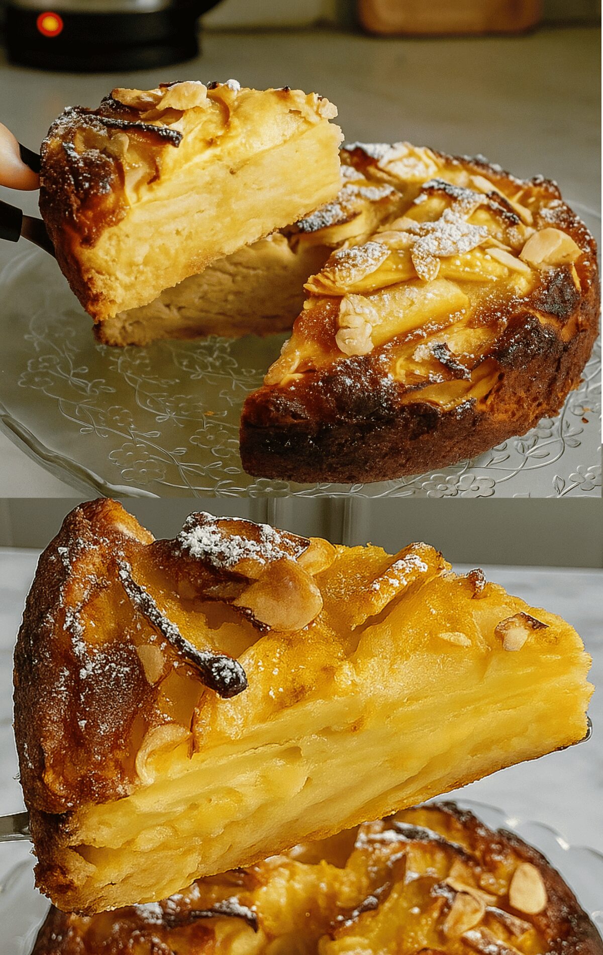 Gâteau invisible aux pommes façon Cyril Lignac