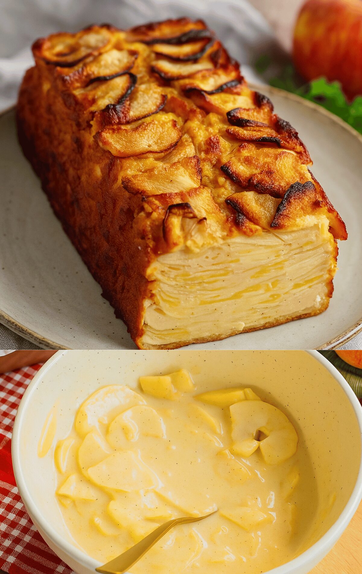 Gâteau Invisible aux Pommes : La Recette Légère et Ultra Moelleuse