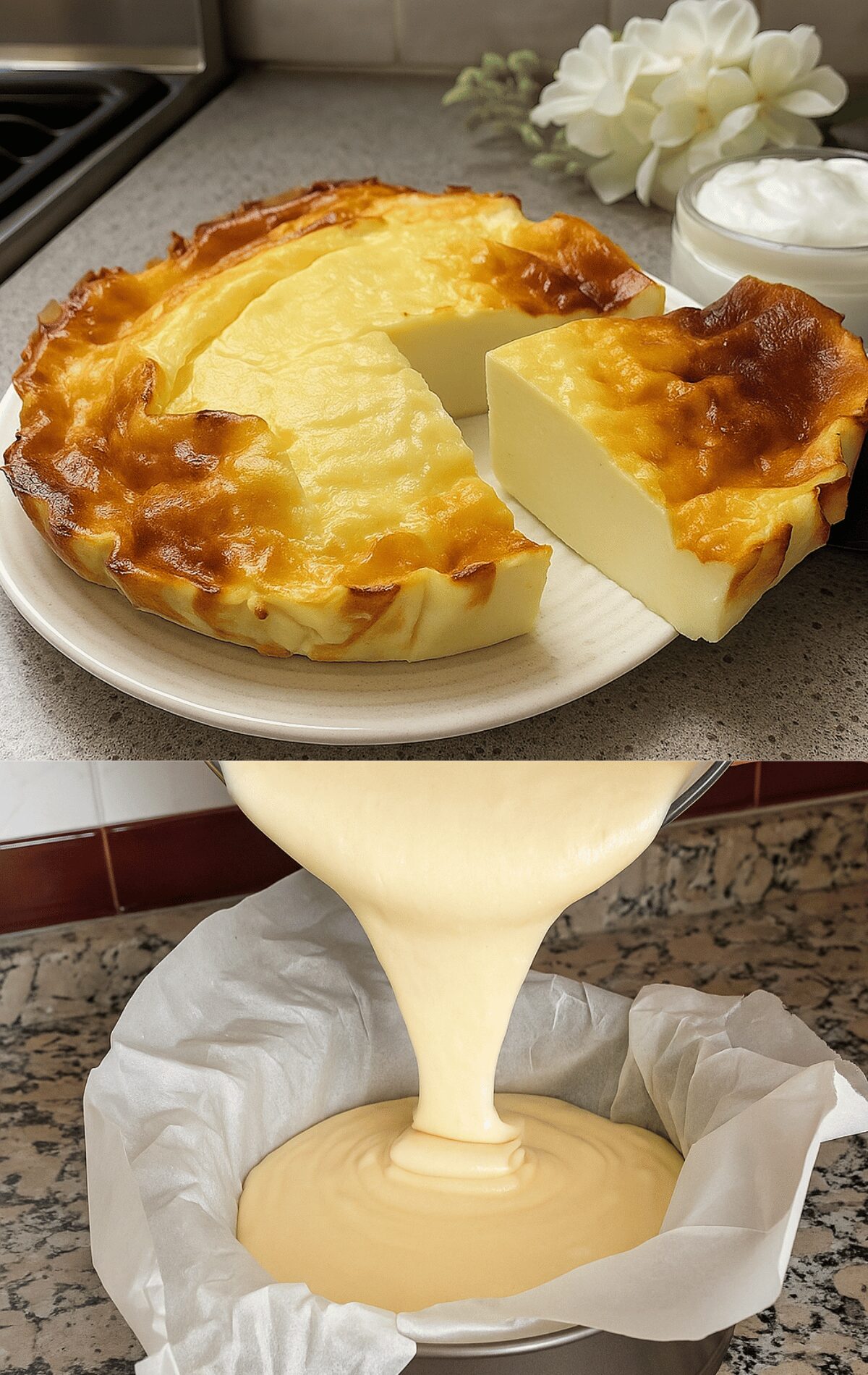 Gâteau au Yaourt à 3 Ingrédients