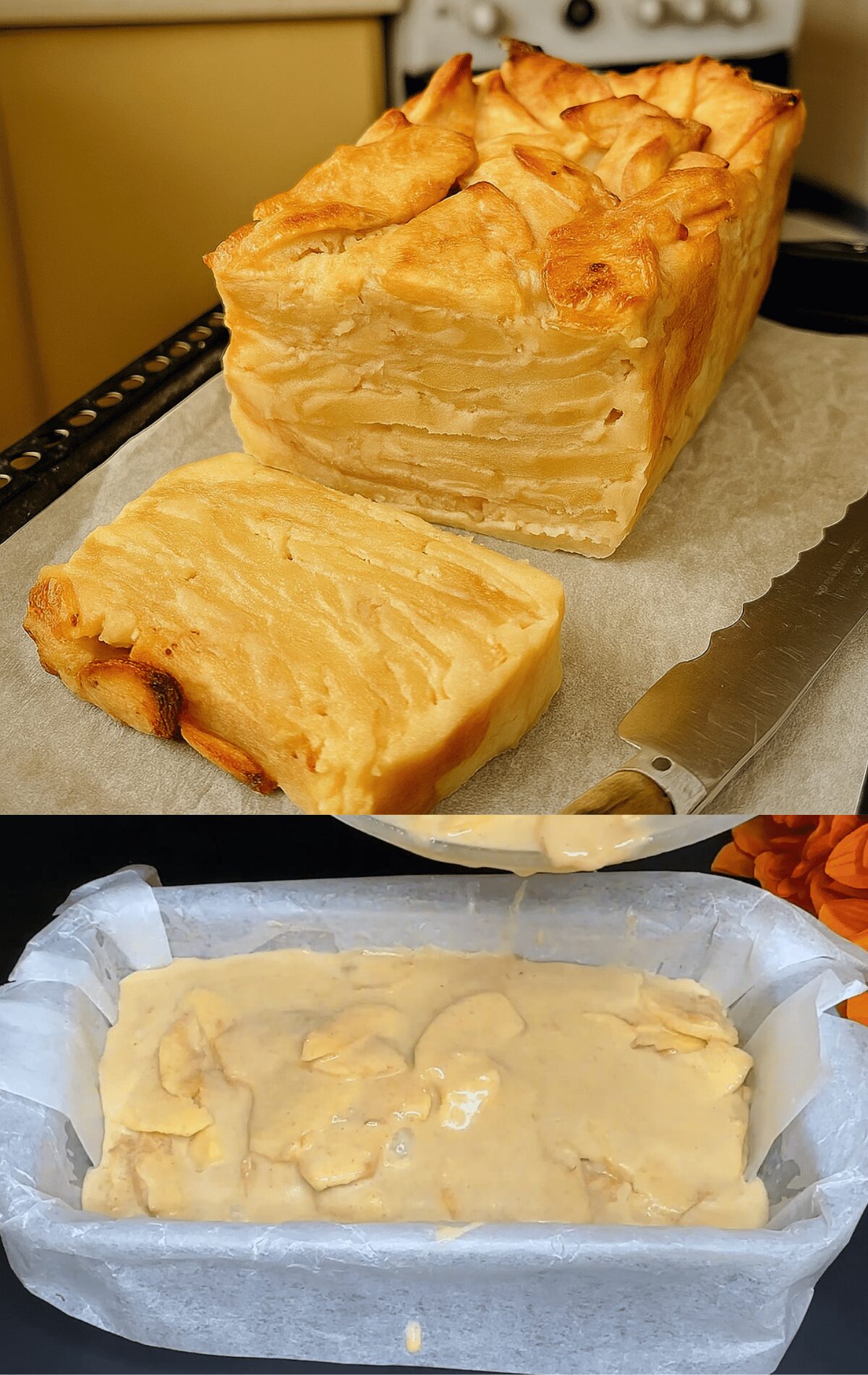 Gâteau Invisible aux Pommes