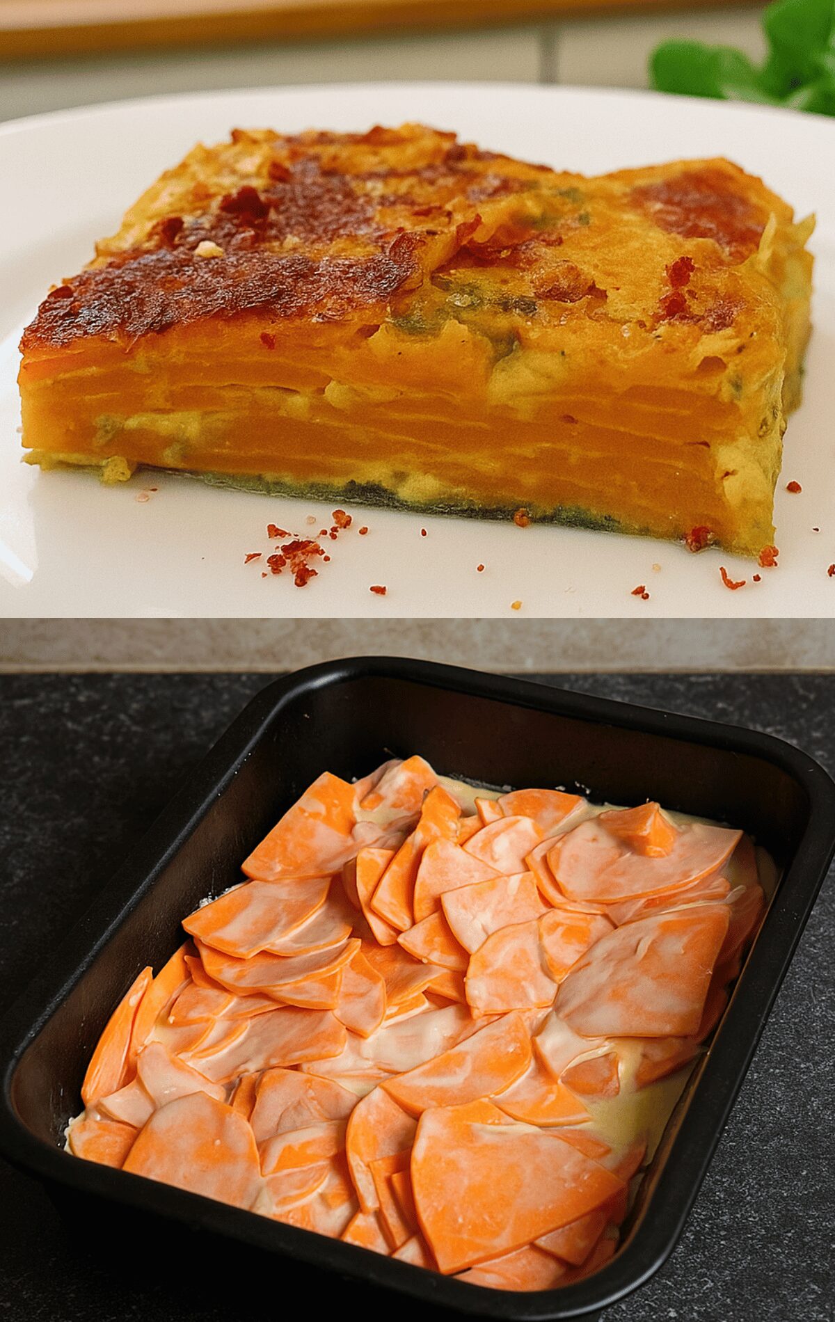 Gratin de Patates Douces 