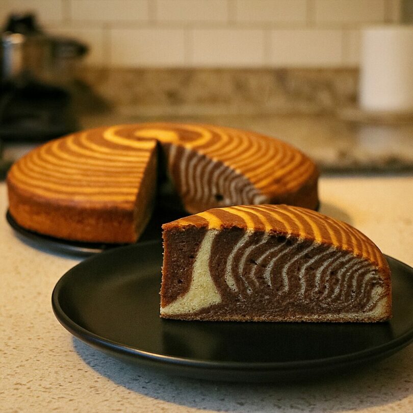 Cake Zébré Moelleux (Zebra Cake)