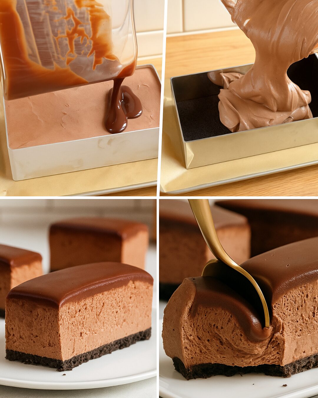  Mousse au Chocolat Sans Four 