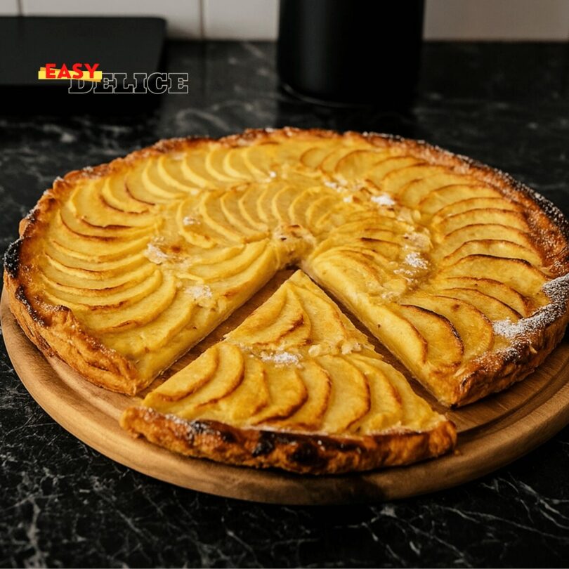TARTE FEUILLETÉE POMMES & AMANDES