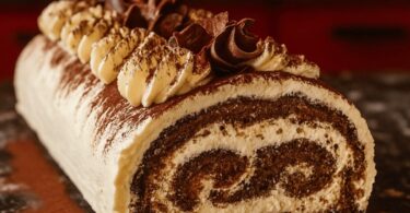 Bûche de Noël Tiramisu au Mascarpone