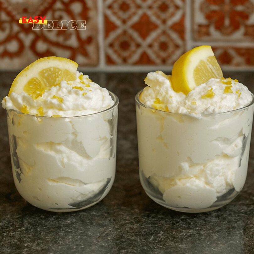 Crème au Citron (3 Ingrédients)