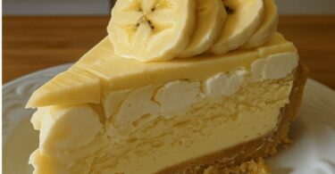 cheesecake à la crème de banane