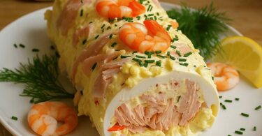 Bûche Salée aux Saveurs de la Mer (Froide et Gourmande)