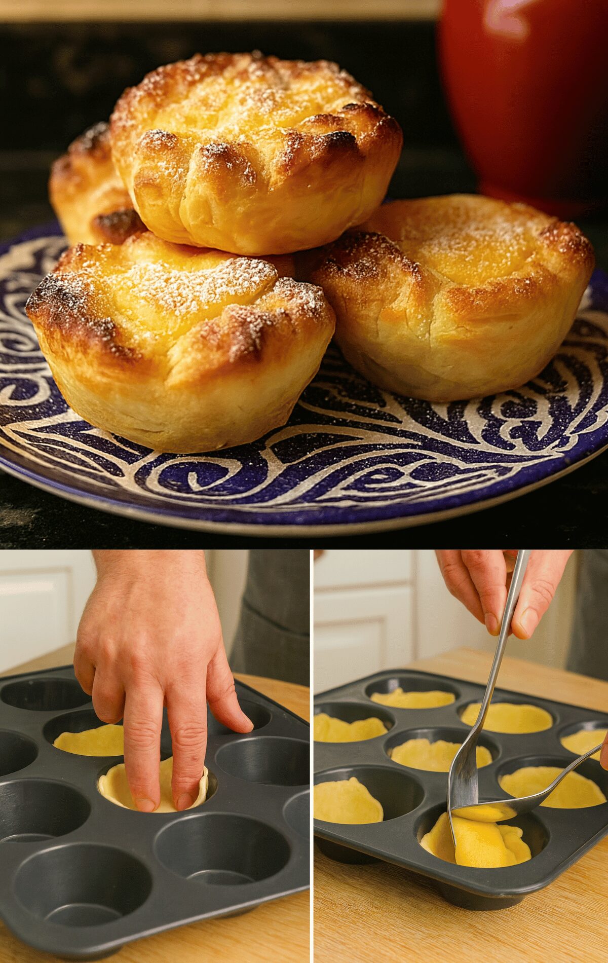 Mini Tartes à la Crème Anglaise