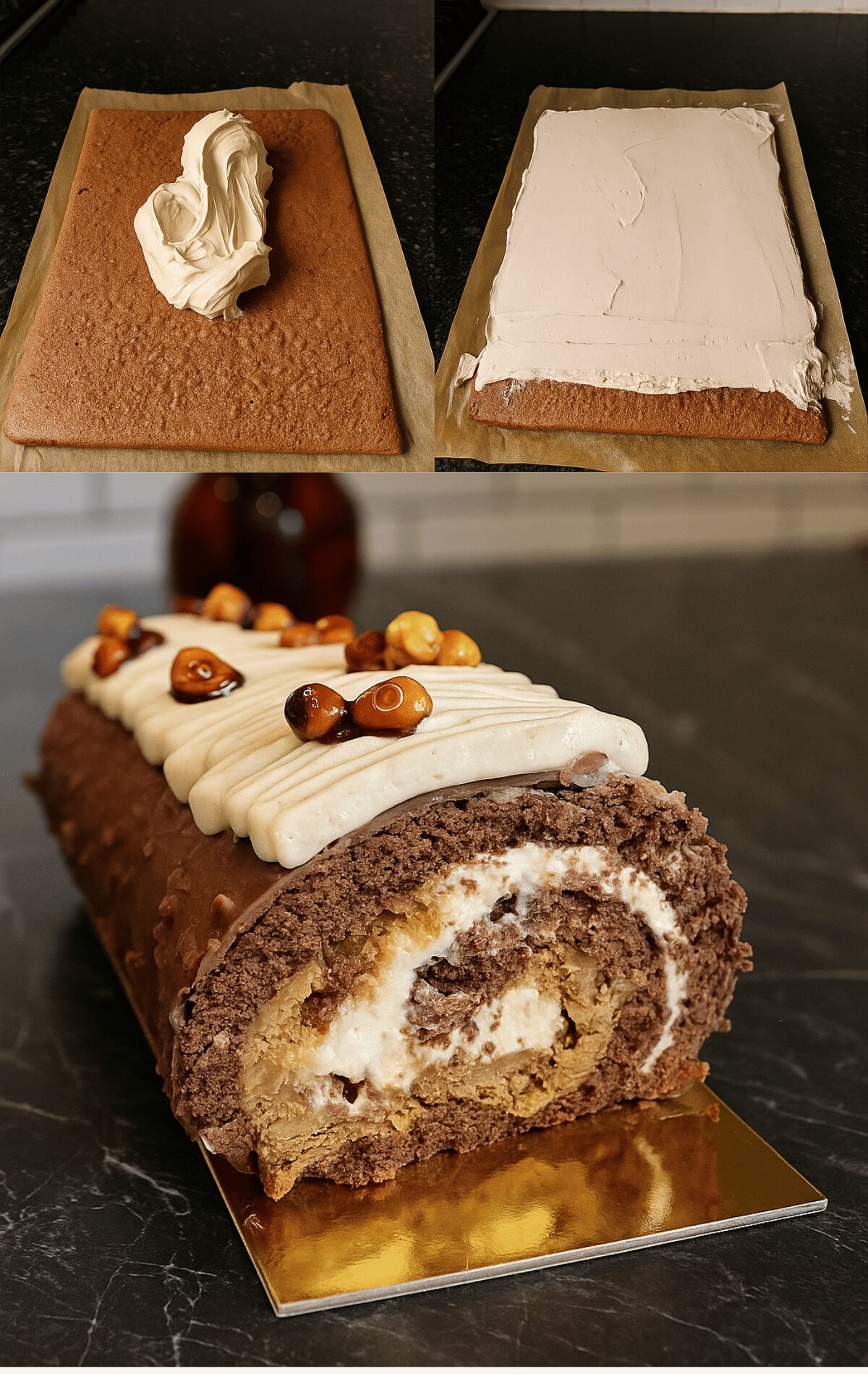 Bûche Praliné Maison – Ultra Gourmande & Facile