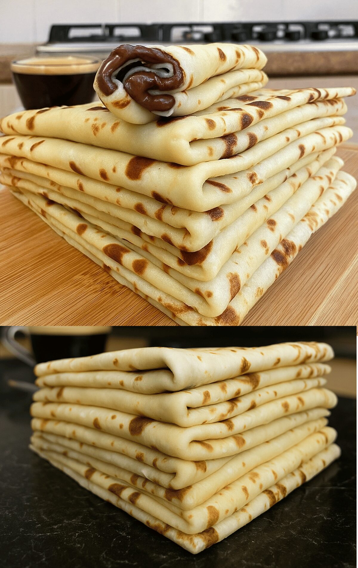 Crêpes Maison Moelleuses et Lisses