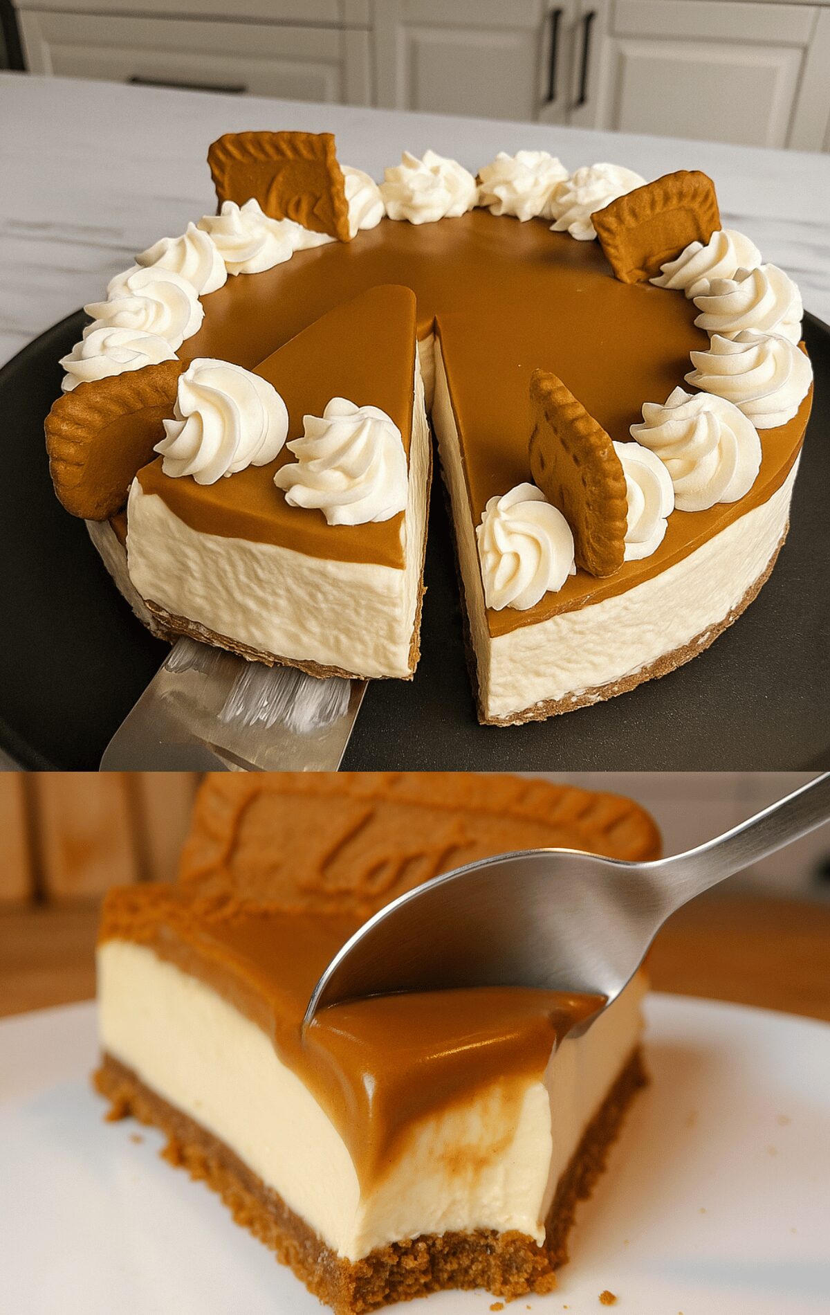 Cheesecake Sans Cuisson au Spéculoos