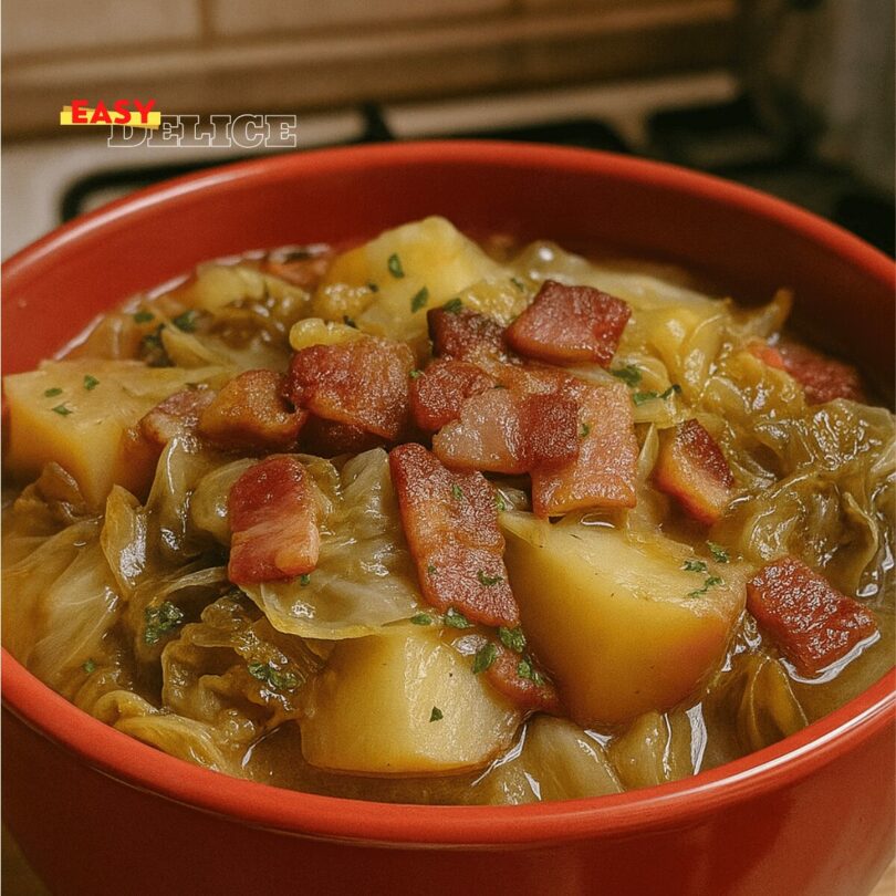 CHOU AUX POMMES DE TERRE ET BACON