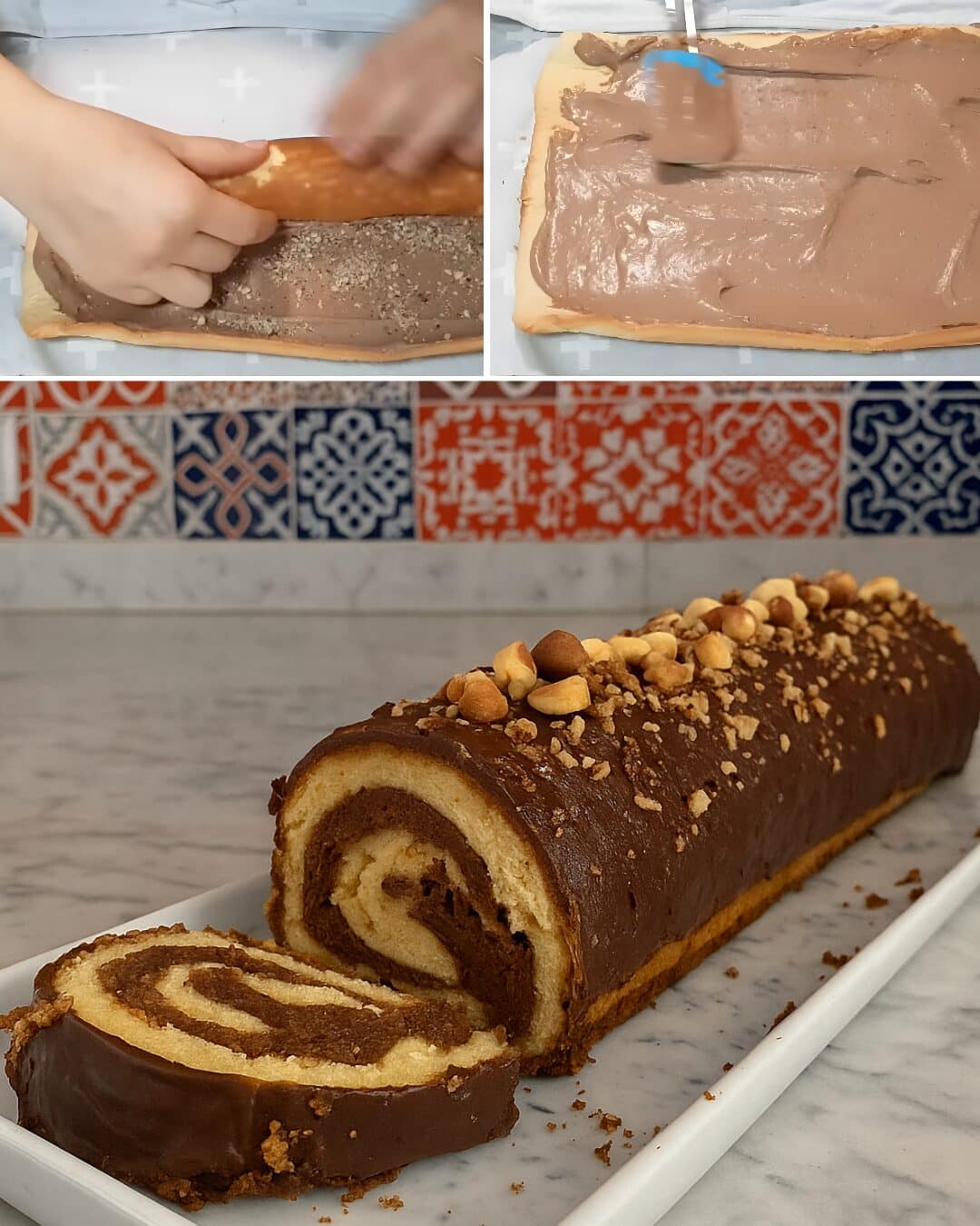 Bûche Ferrero Rocher
