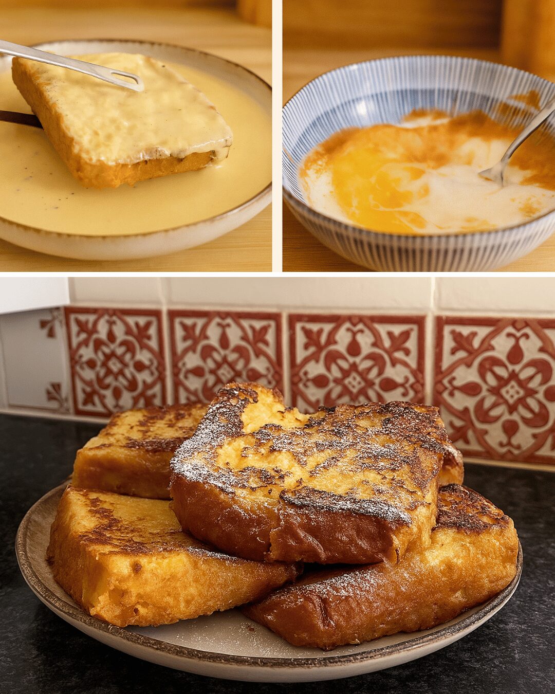 🍞✨ Pain Perdu Ultra-Moelleux – Version Parfaite
