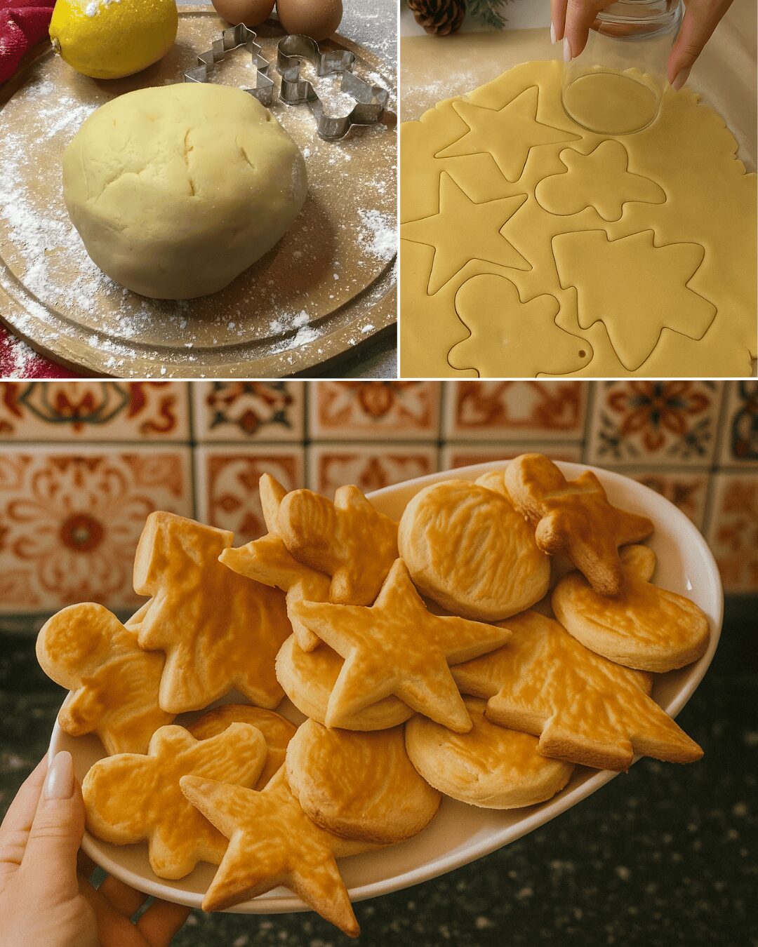 Biscuits de Noël Ultra Fondants – 3 Ingrédients !