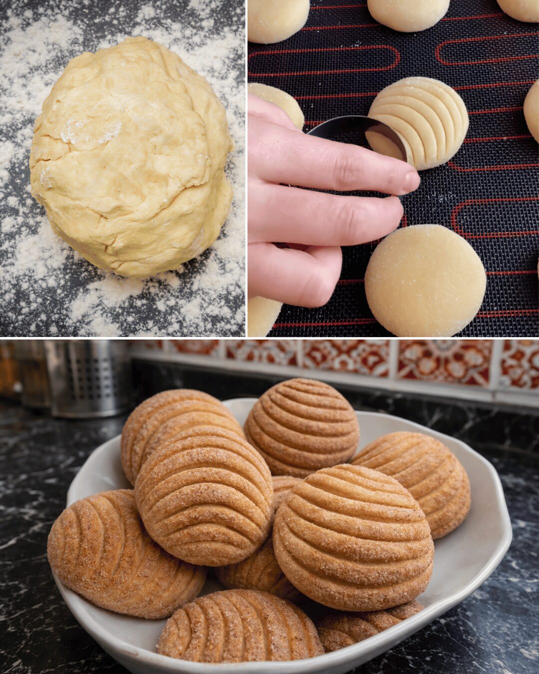 Biscuits Sablés Striés Fondants