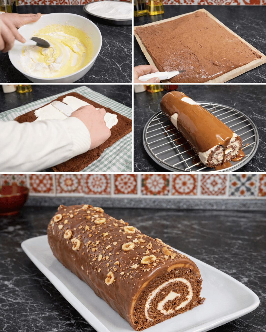 Bûche Roulée Chocolat & Crème Chantilly