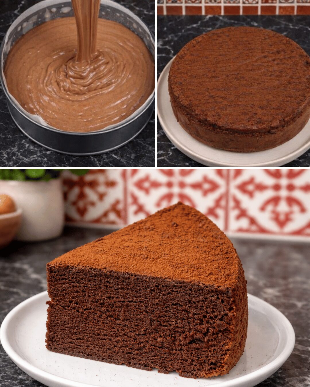 Gâteau Moelleux au Chocolat  Texture Haute & Aérée