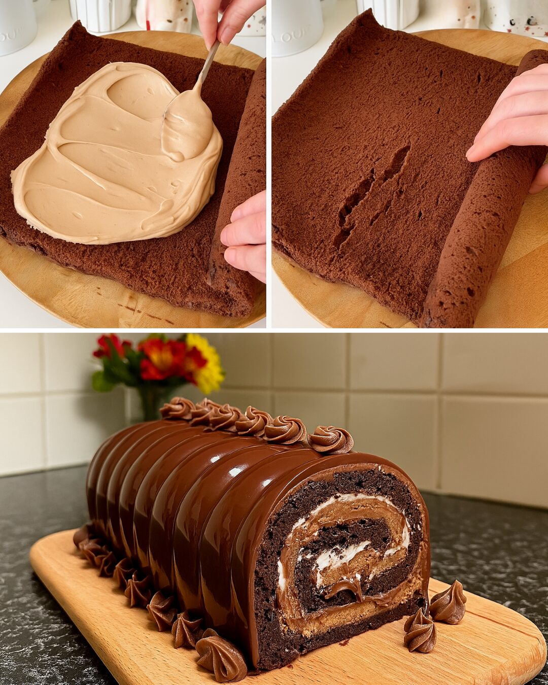 Bûche Kinder Bueno