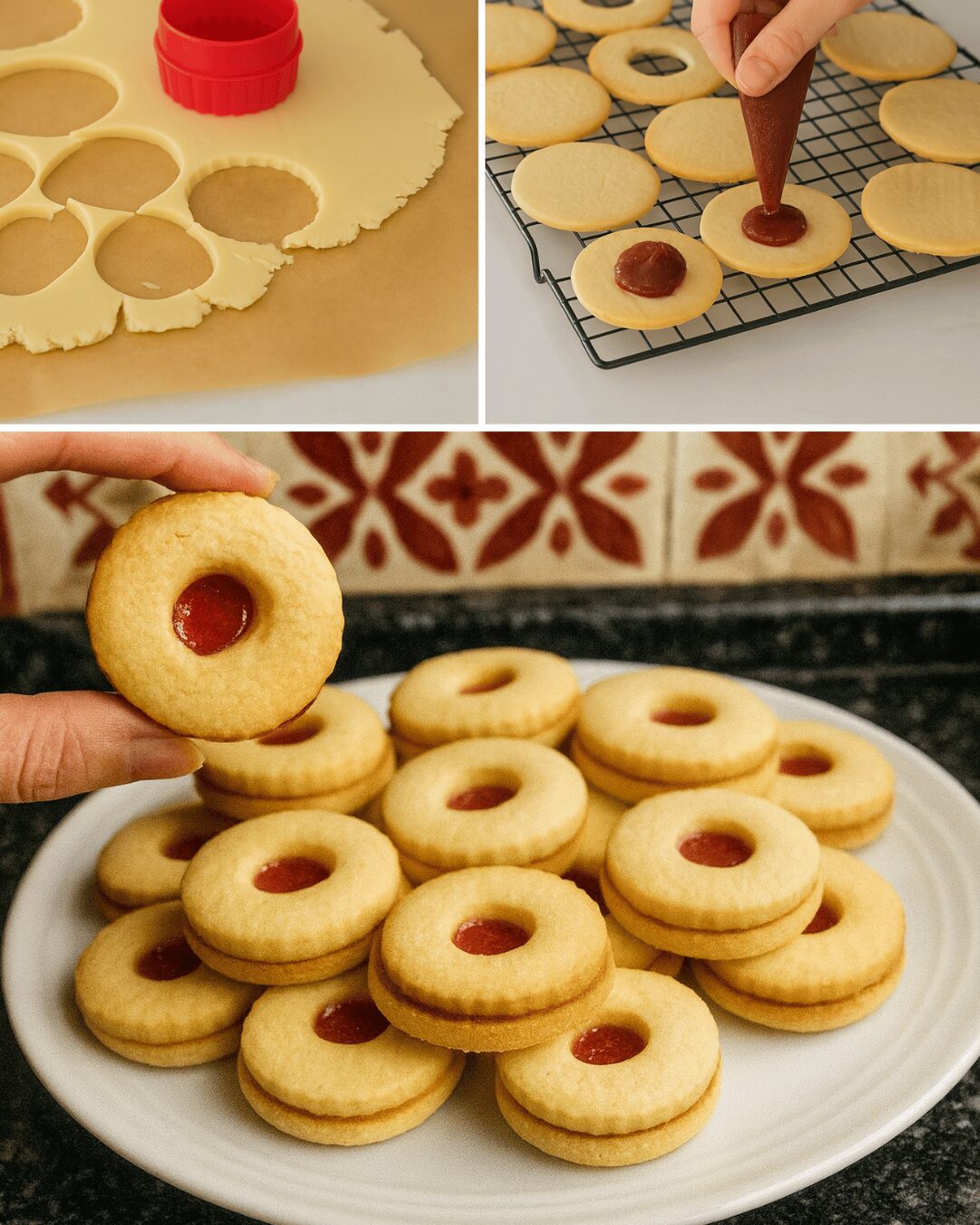 Biscuits Sablés de Noël à la Confiture