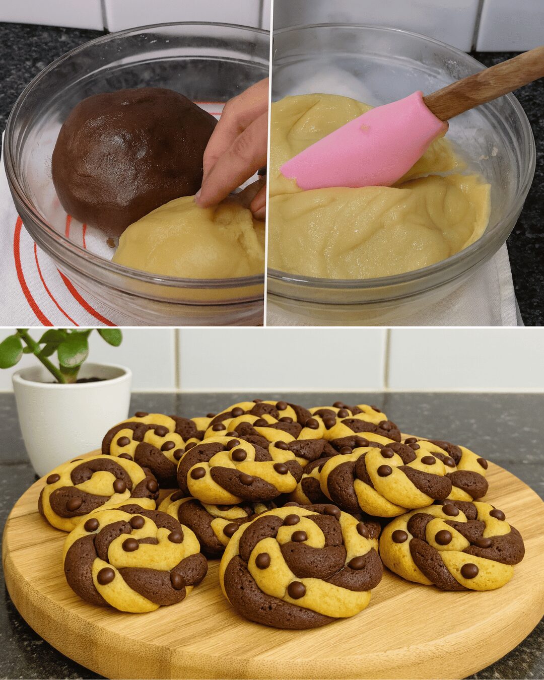 Cookies Torsadés Sans Beurre