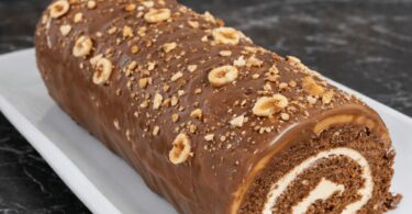 Bûche Roulée Chocolat & Crème Chantilly