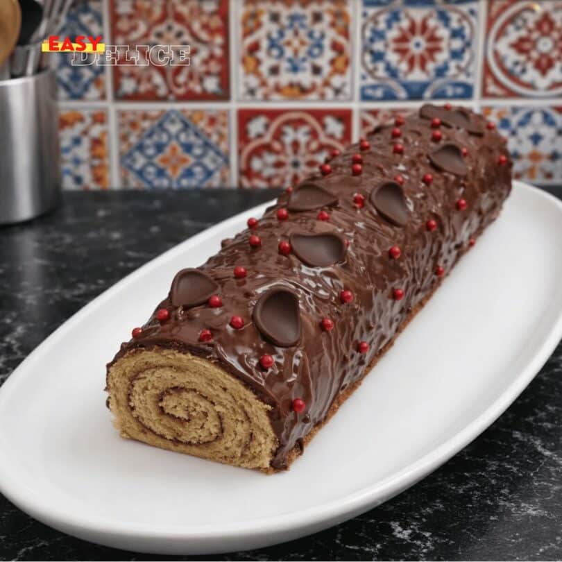 Bûche Roulée Café & Chocolat