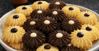 💜 Mini Biscuits Sablés Bicolores Vanille & Chocolat