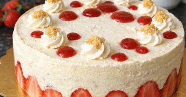 Gâteau Fraise Façon Fraisier