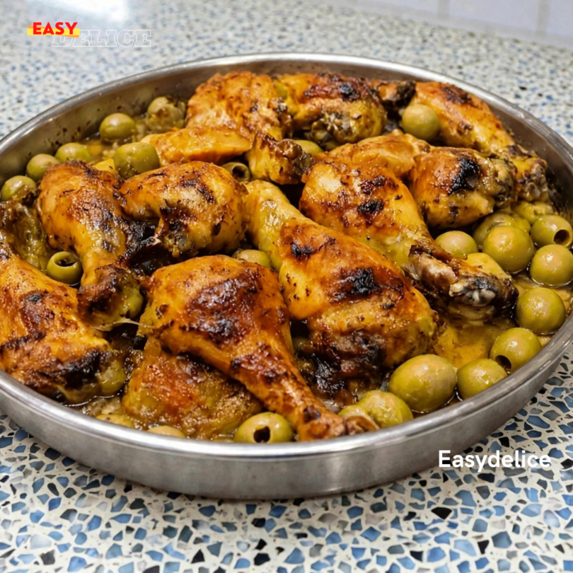 Pilons de Poulet aux Olives et Citron Confit