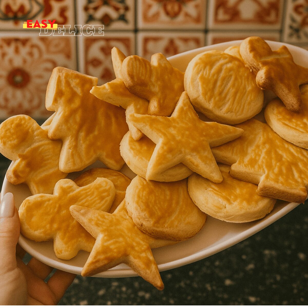 Biscuits de Noël Ultra Fondants – 3 Ingrédients !
